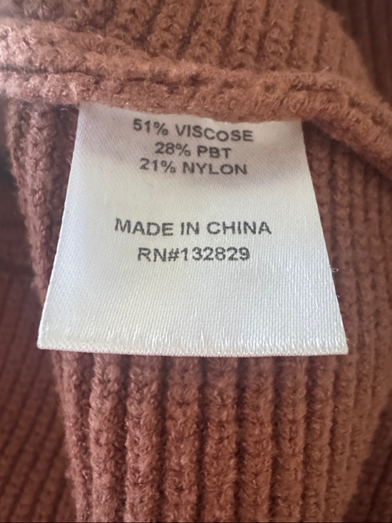 Michael Costello x Revolve Fresia Sweater Caramel Brown XXS - Picture 8 of 9